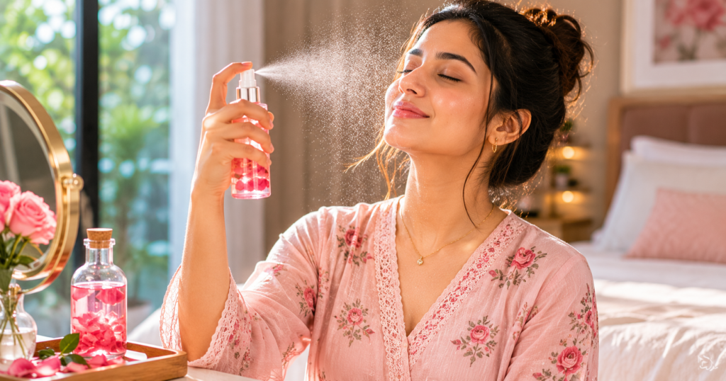 rose water for face