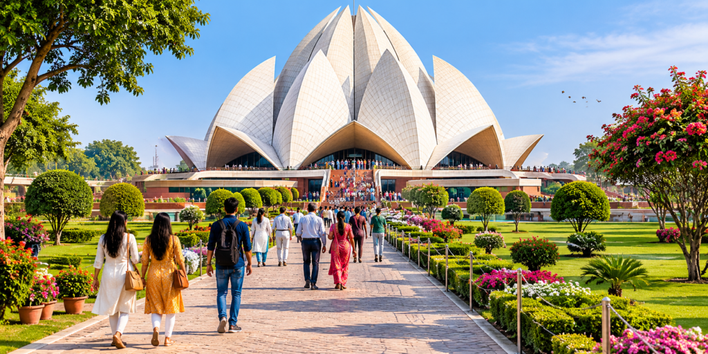 lotus temple delhi