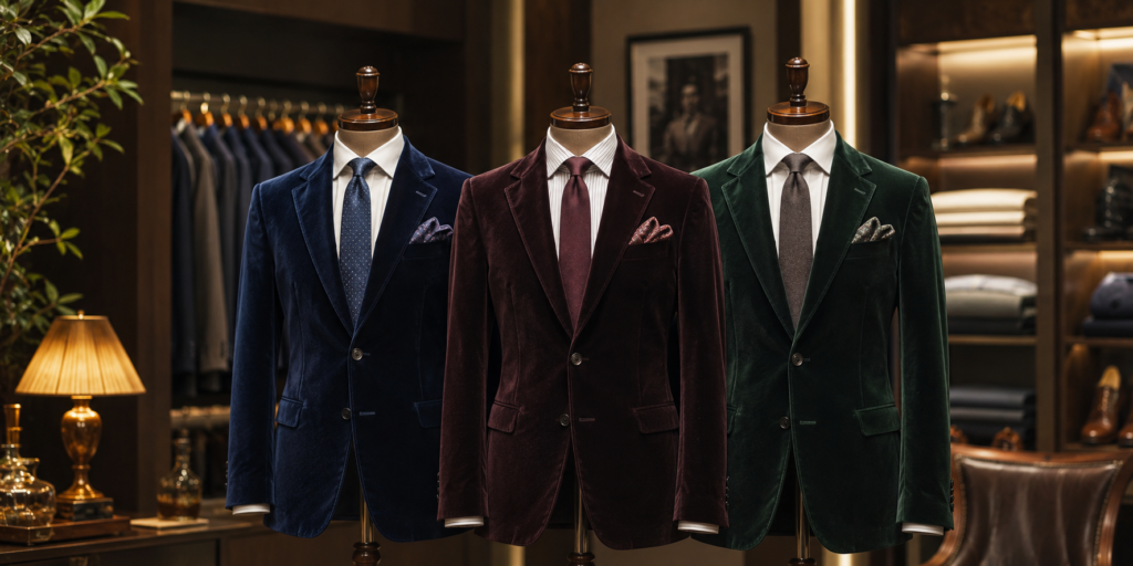 velvet suits