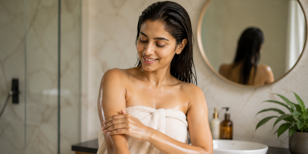 vaseline cocoa radiant body oil
