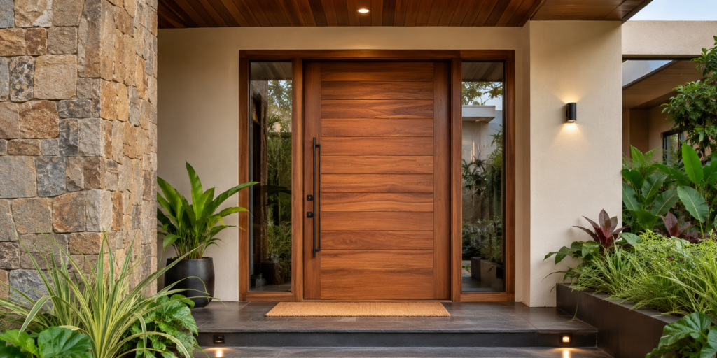 wooden door