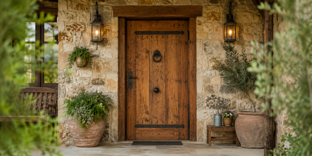 wooden door