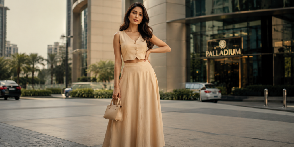 skirt and top set