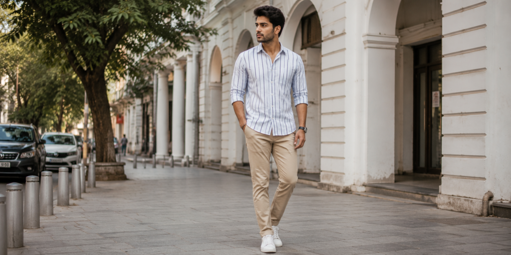 mens lined shirts