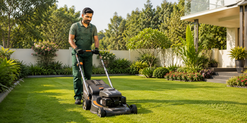 lawn mowing