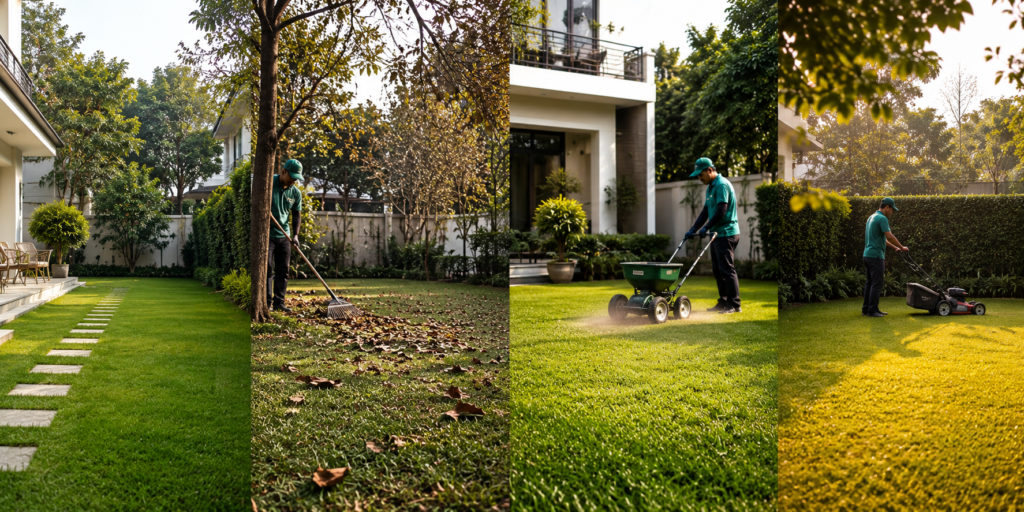 lawn mowing