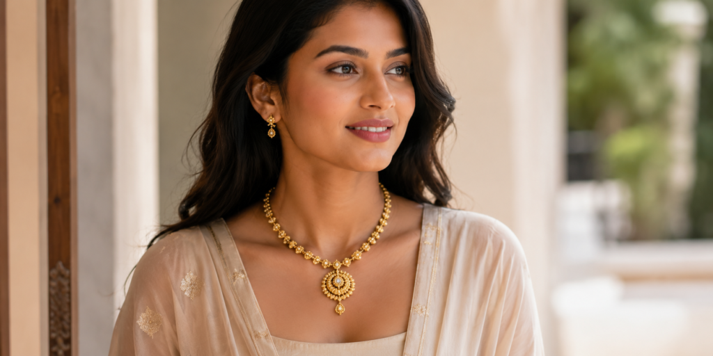 Gold Necklace: 5 Trending Designs for Women gold necklace