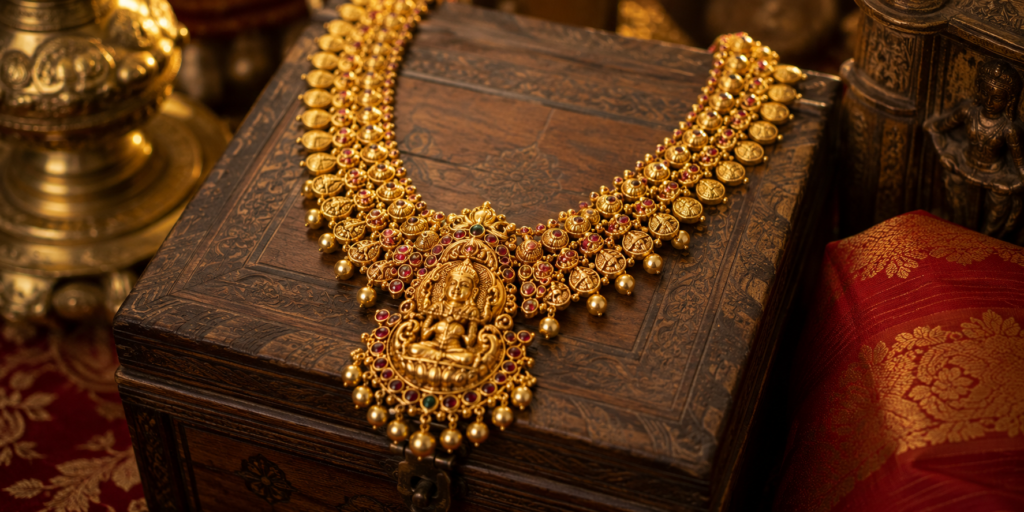 gold necklace