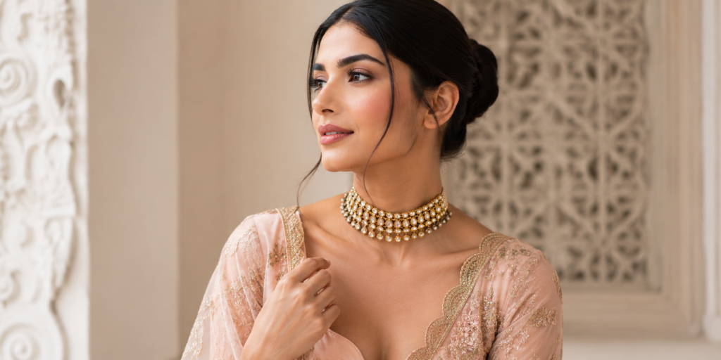 gold necklace