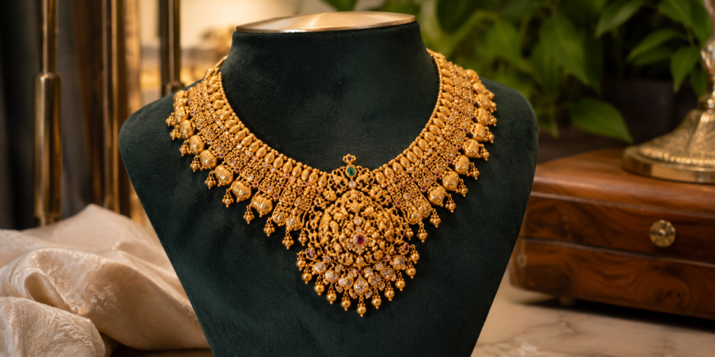 gold necklace
