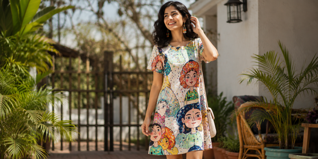 cartoon dress