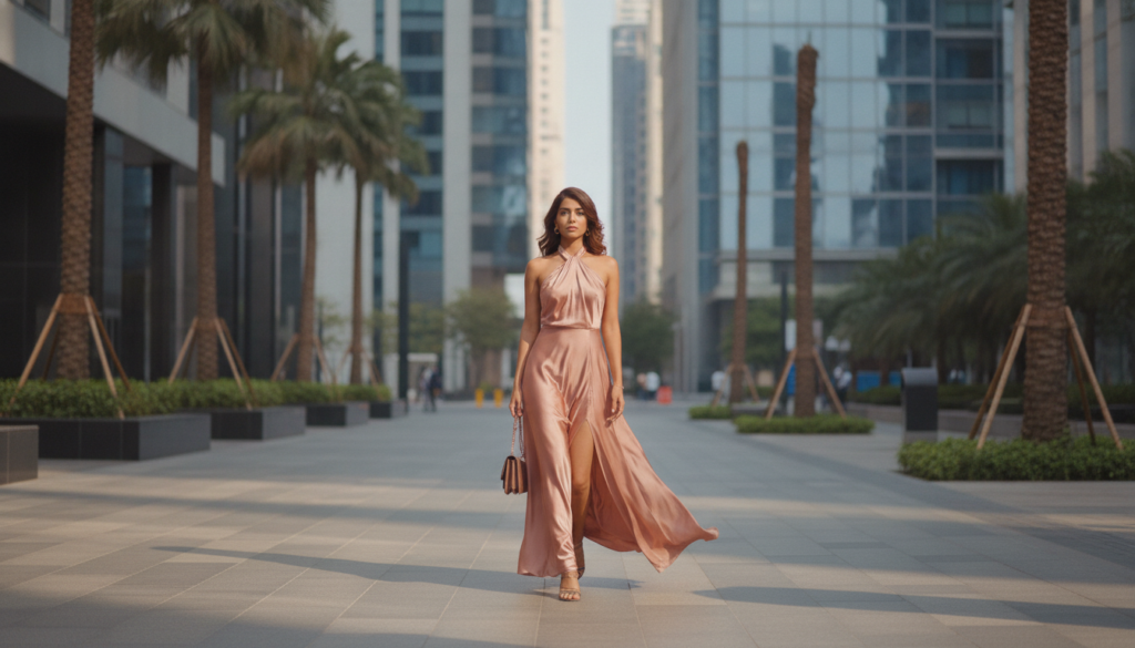 halter neck dress