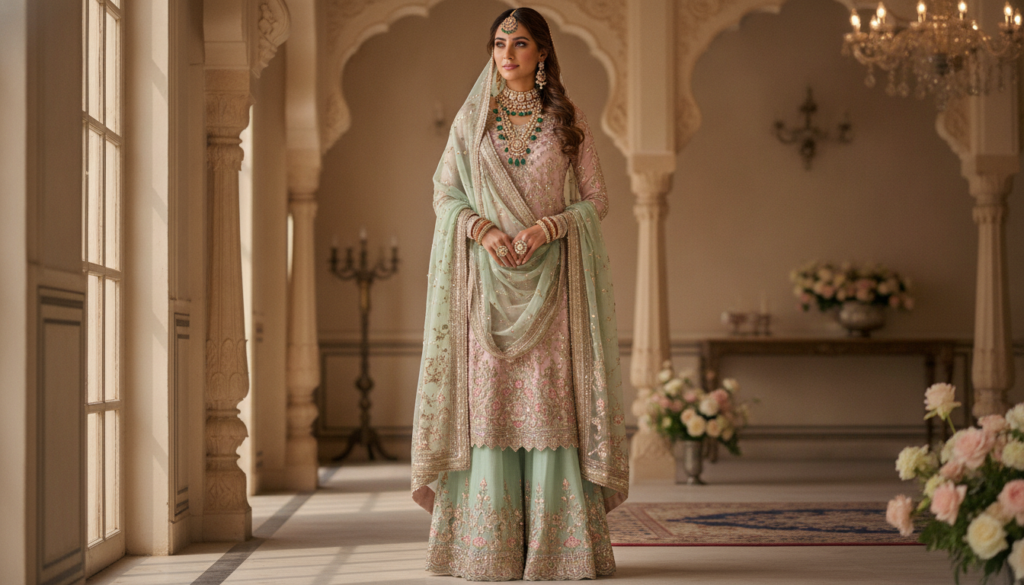 sharara suit