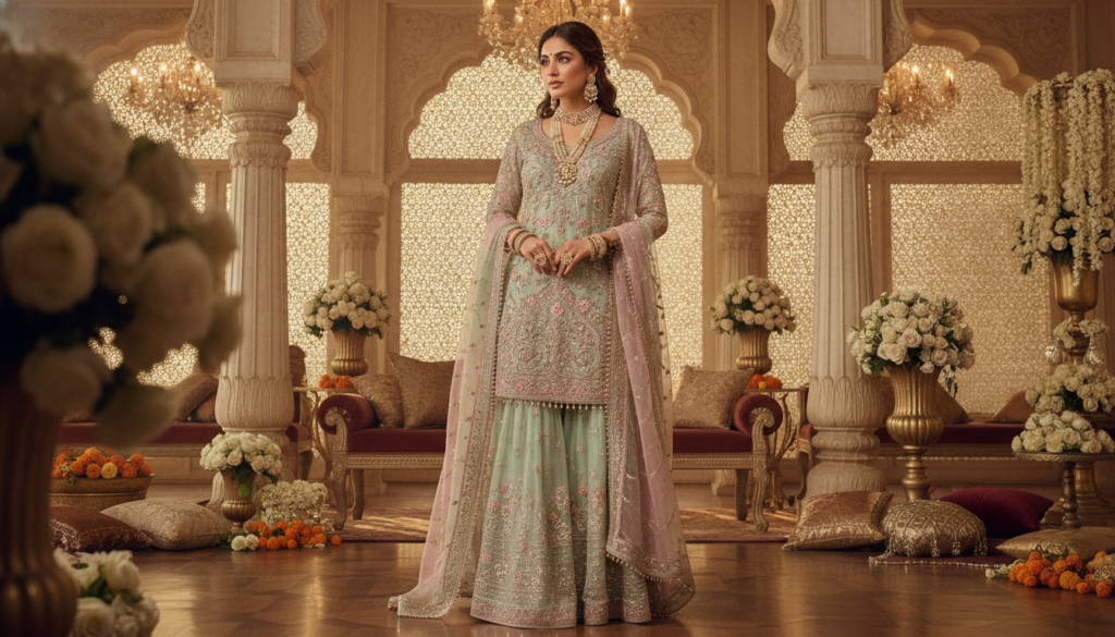 sharara suit