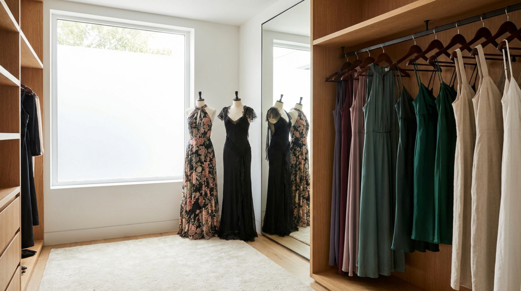 halter neck dress