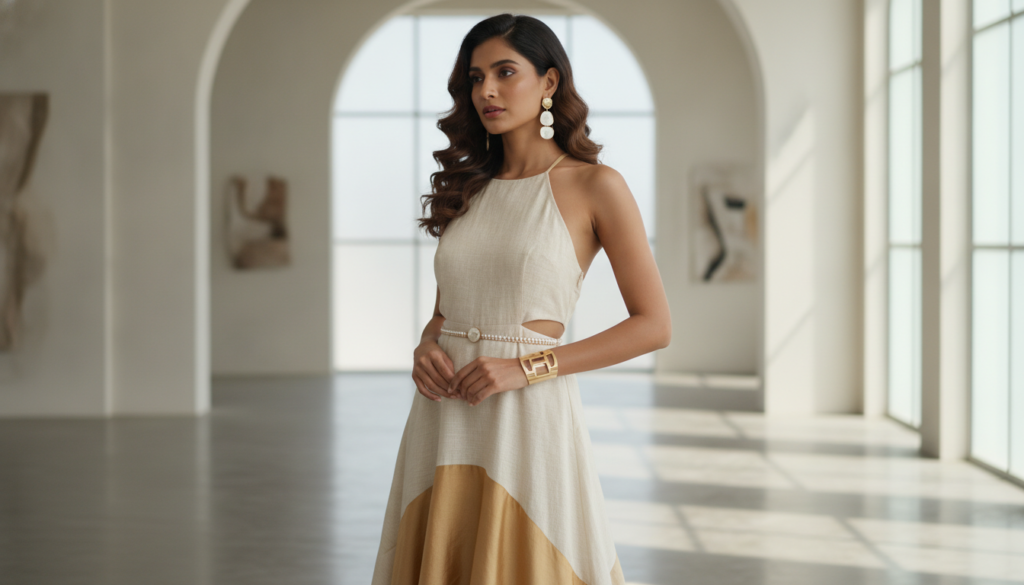 halter neck dress