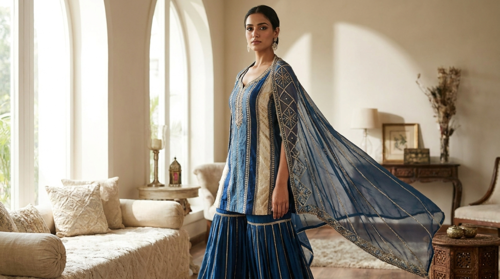 sharara suit