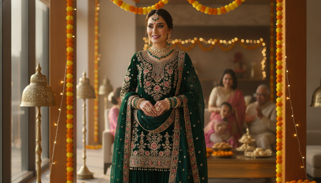 sharara suit